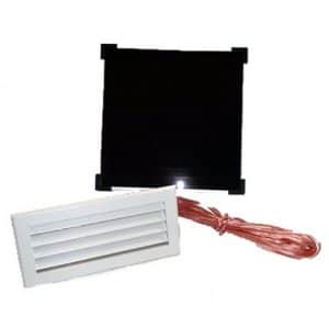 Subfloor solar fan kit